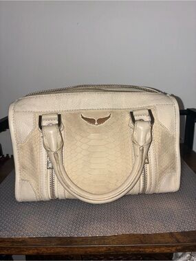 Zadig and Voltaire Textured Leather Handbag